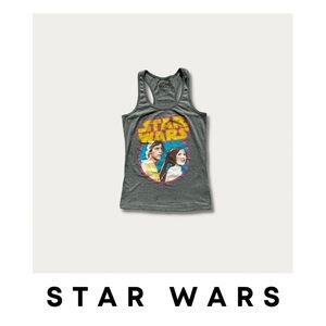 Star Wars Luke Skywalker & Princess Leia Graphic Tee